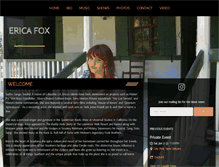 Tablet Screenshot of ericafox.com